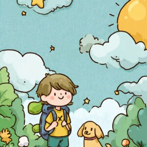 Kids editable planner, journal, notebook template