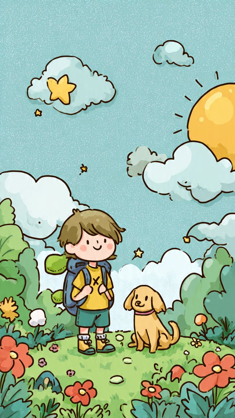 Kids editable planner, journal, notebook template